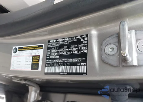 2020 Mercedes-Benz Gle 350 from USA, damaged, VIN 4JGFB4JB1LA231270